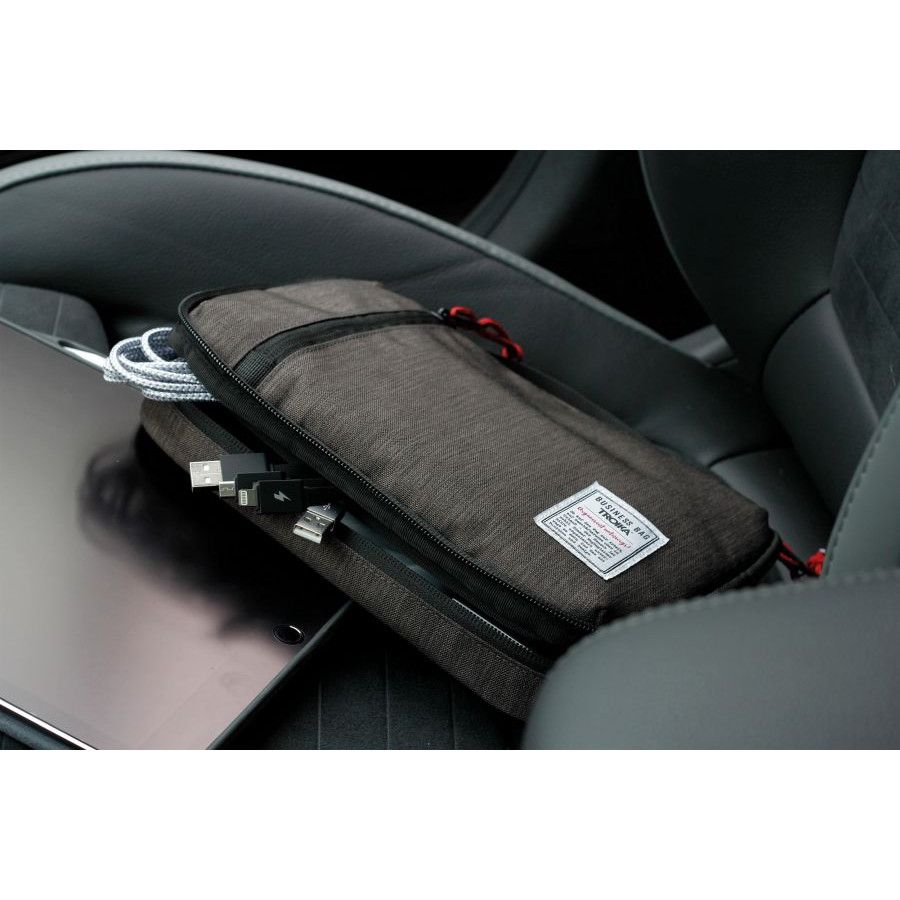 Troika Kabeltasche BUSINESS TECH POUCH - anthrazit - schwarz-626