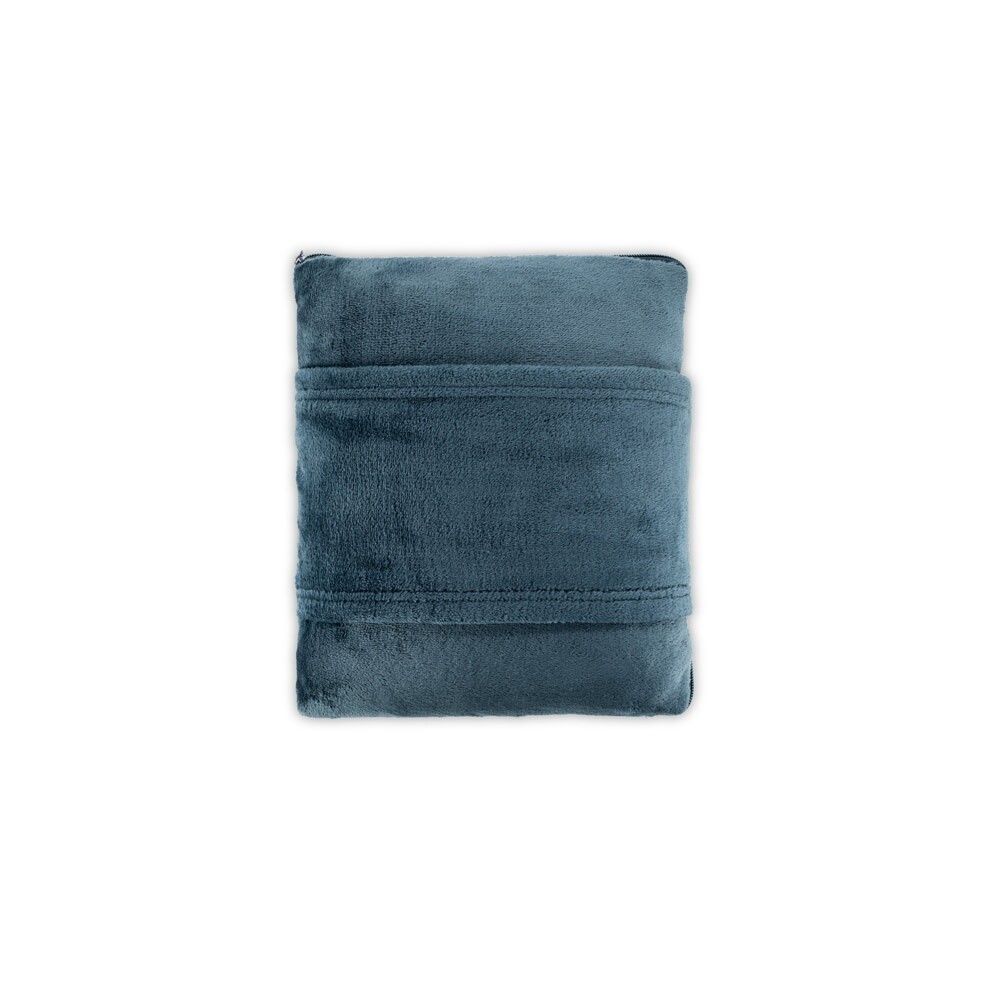 SNUGGY 3-in-1-Set aus Fleece-Gewebe (220 g/m²) ideal für Reisen - blau-815