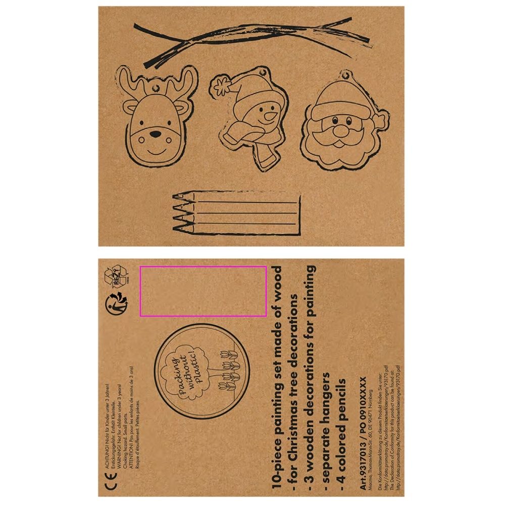 Veredelungsposition Auf der Verpackung