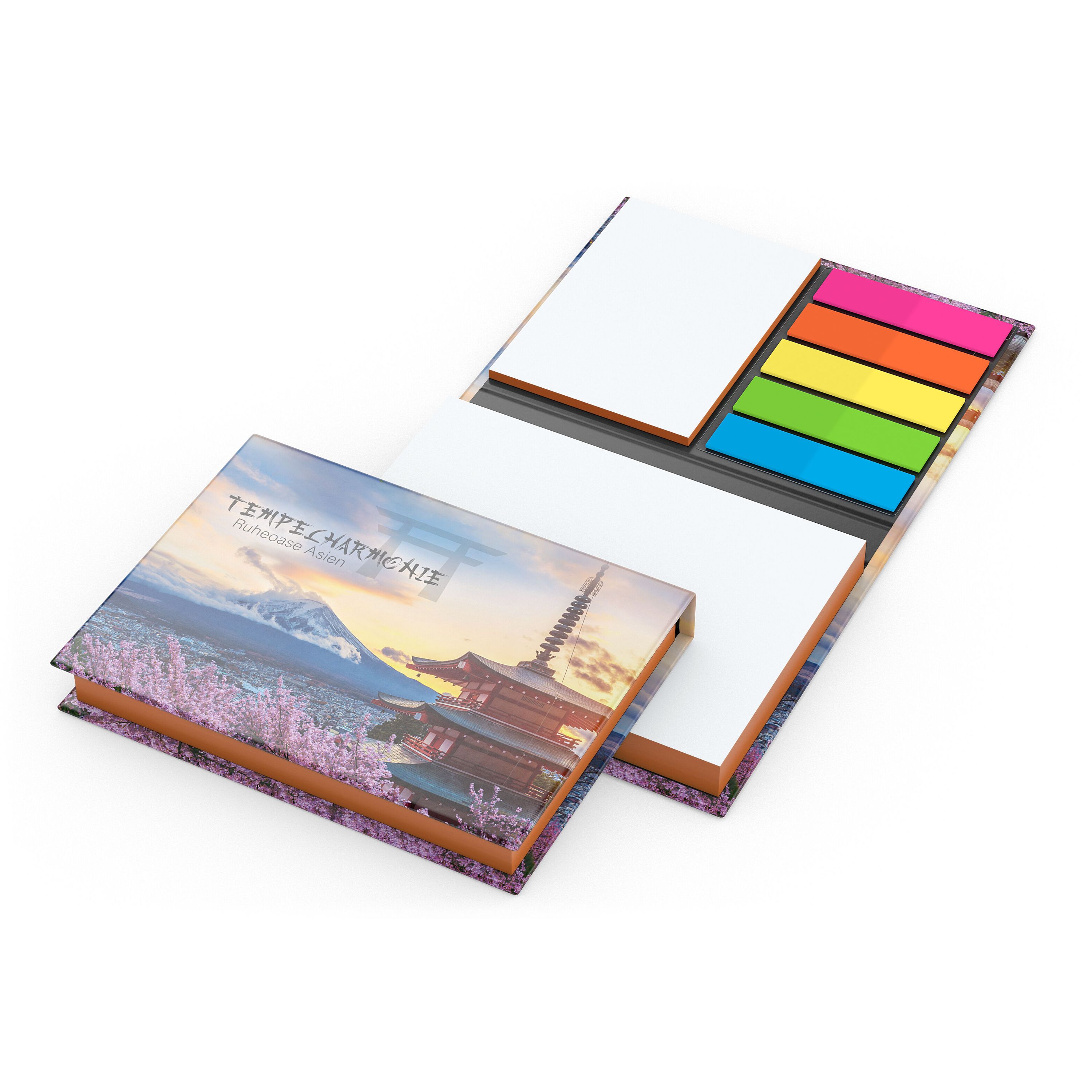 Haftnotiz-Set Wien, glänzend, orange-975
