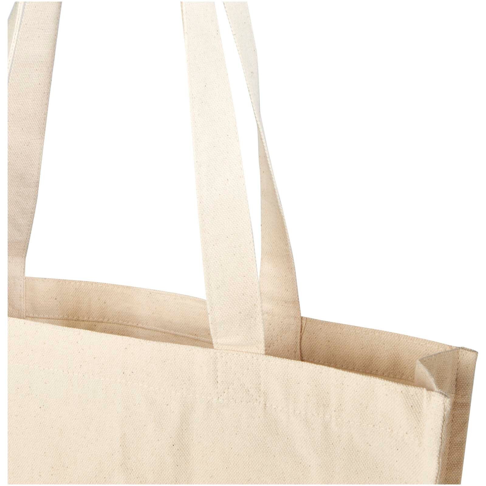 Florida 270 g/m² Tragetasche mit Seitenfalten 14L - natur-517