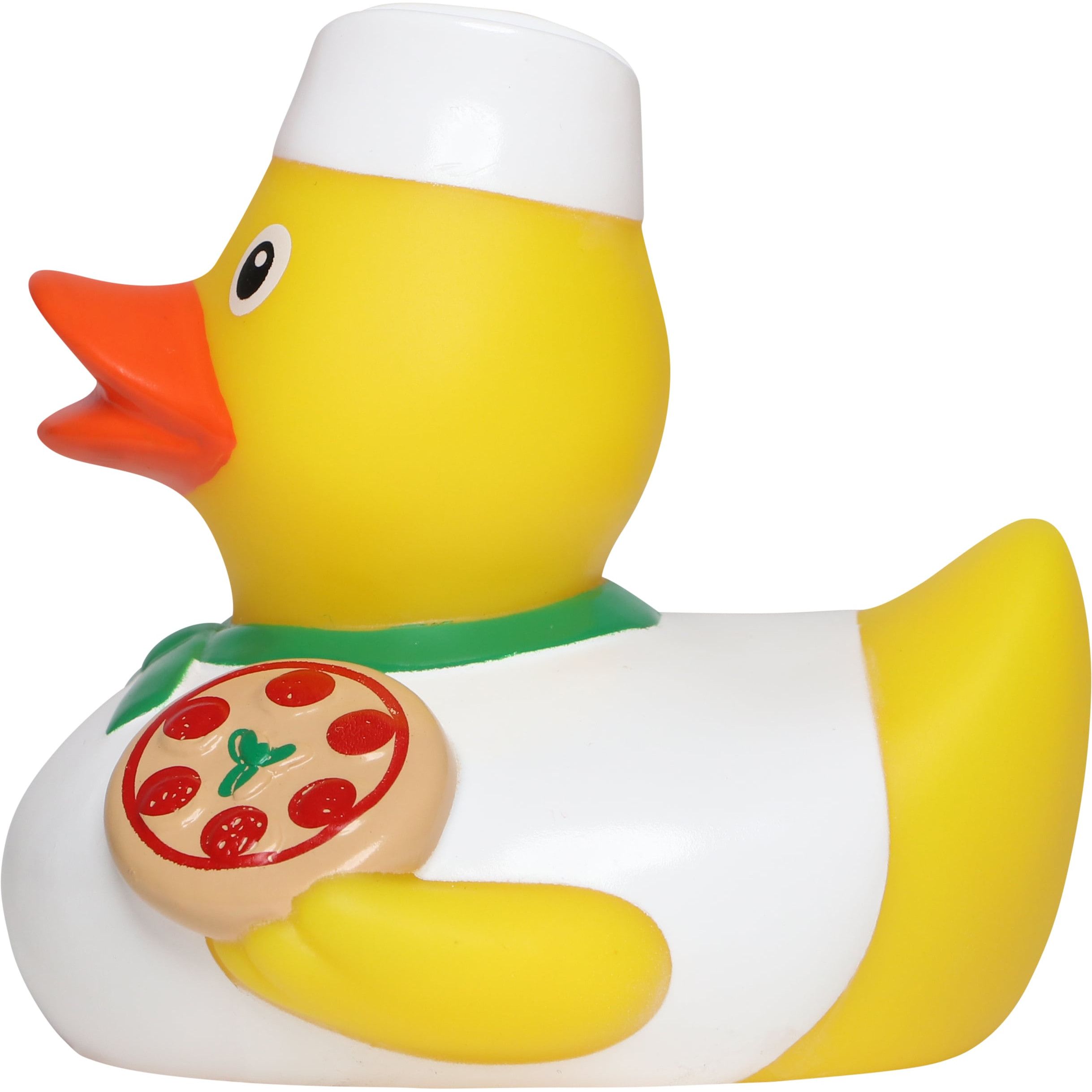 Quietsche-Ente Pizzabäcker - bunt-320
