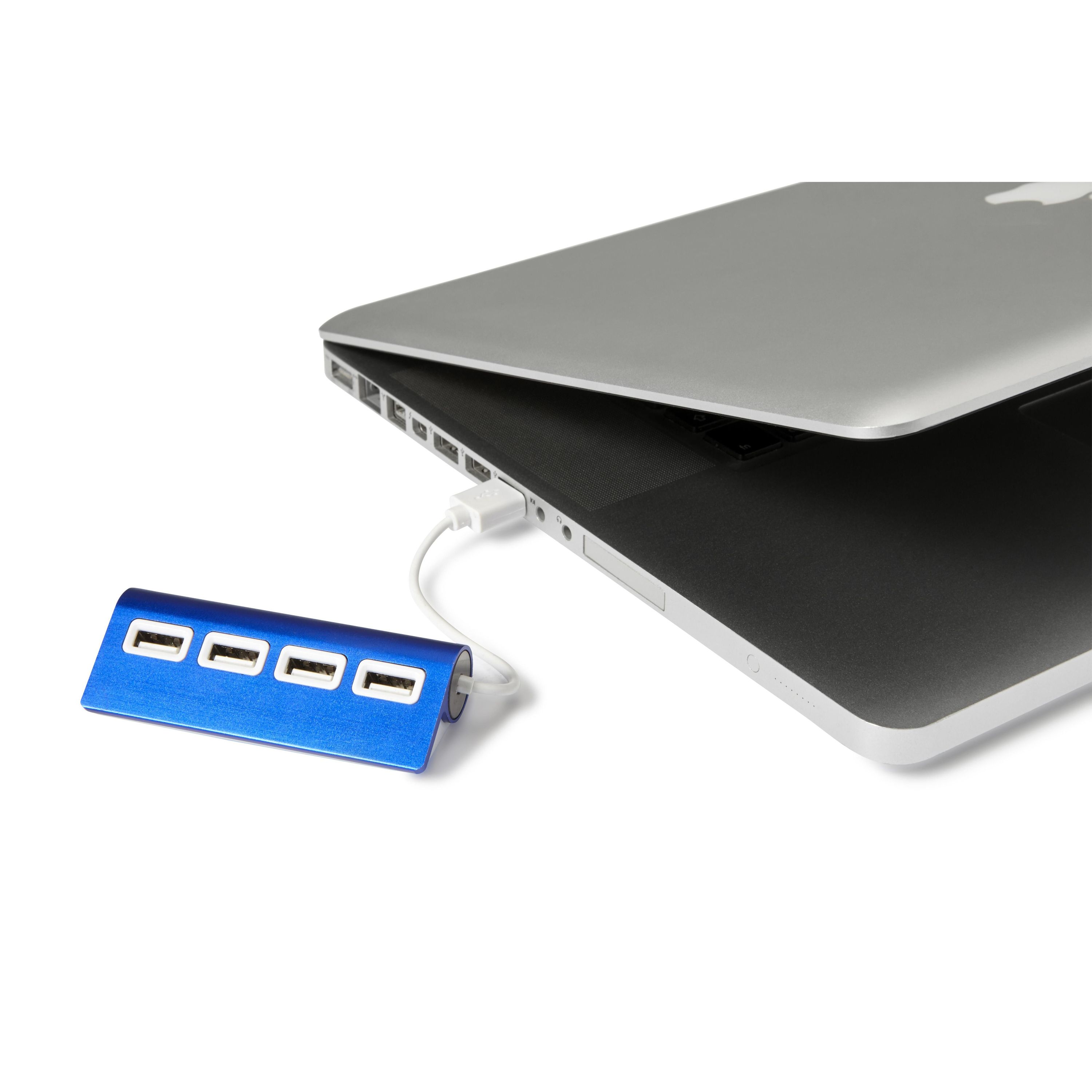 USB-Hub aus Aluminium Leo - schwarz-967