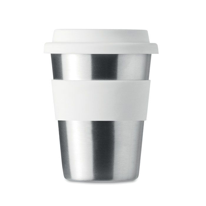 Trinkbecher Edelstahl 350ml IRMUG - weiß-374