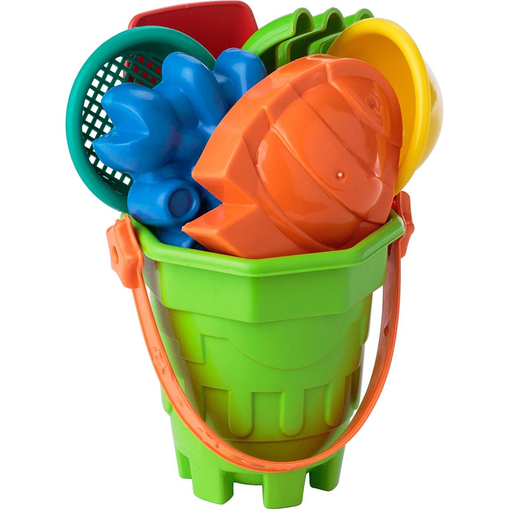 Recycelter PP-Strandeimer Mateo - custom - multicolor-468