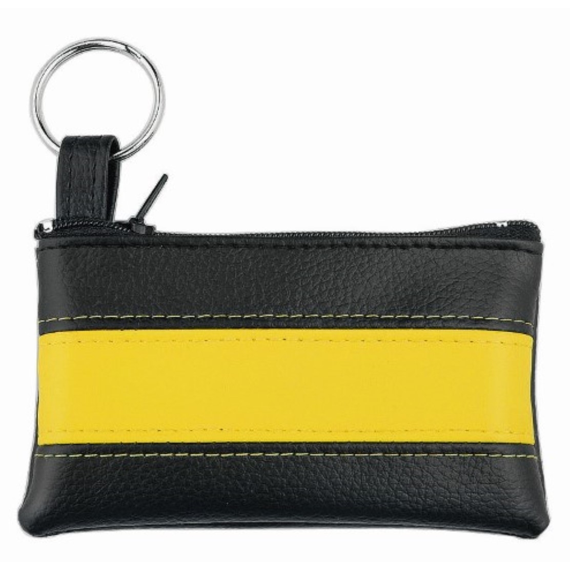 CreativDesign® Schlüsseltasche "LookPlus" - schwarz - gelb-226