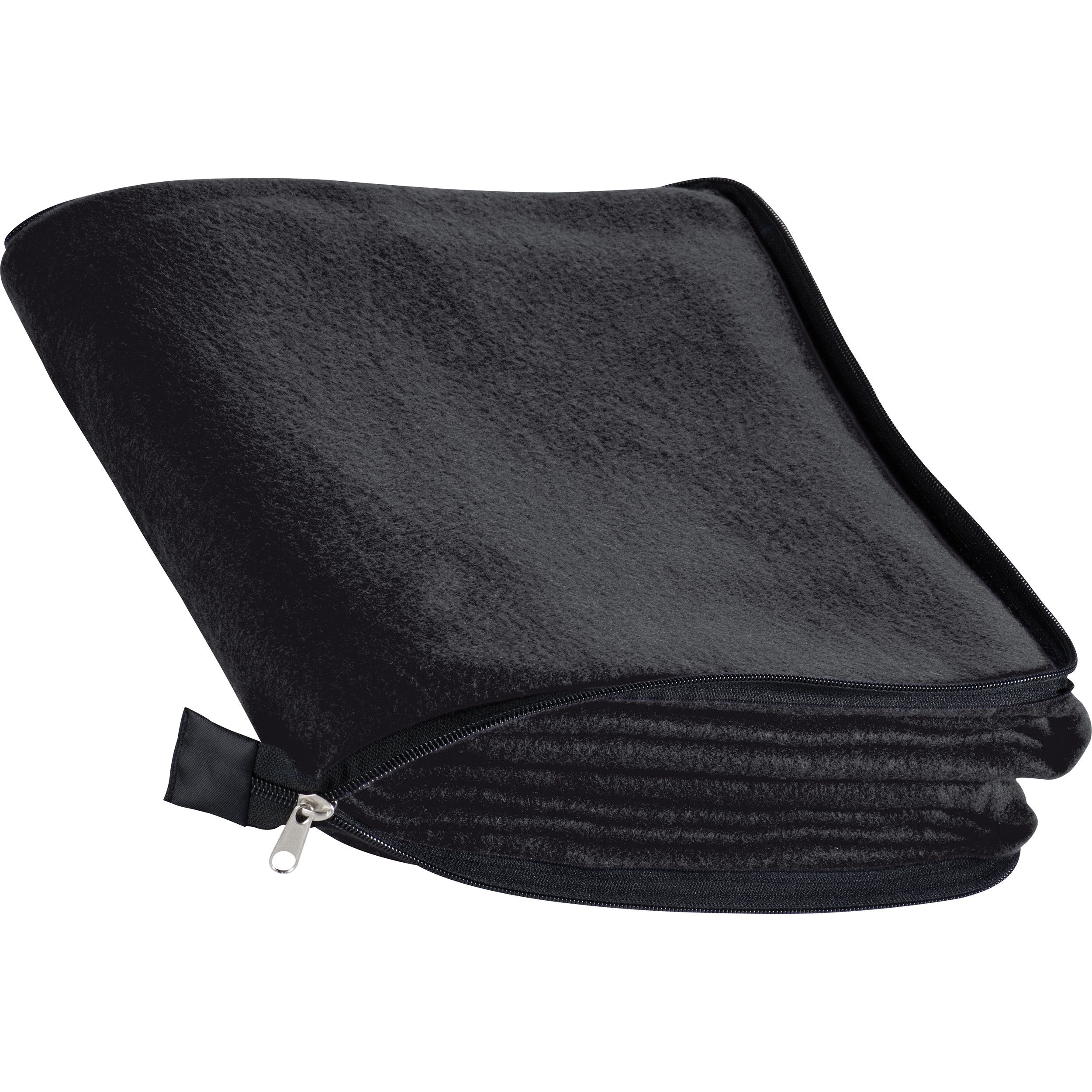 2in1 XL-Fleece-Decke/Kissen Radcliff - schwarz-577