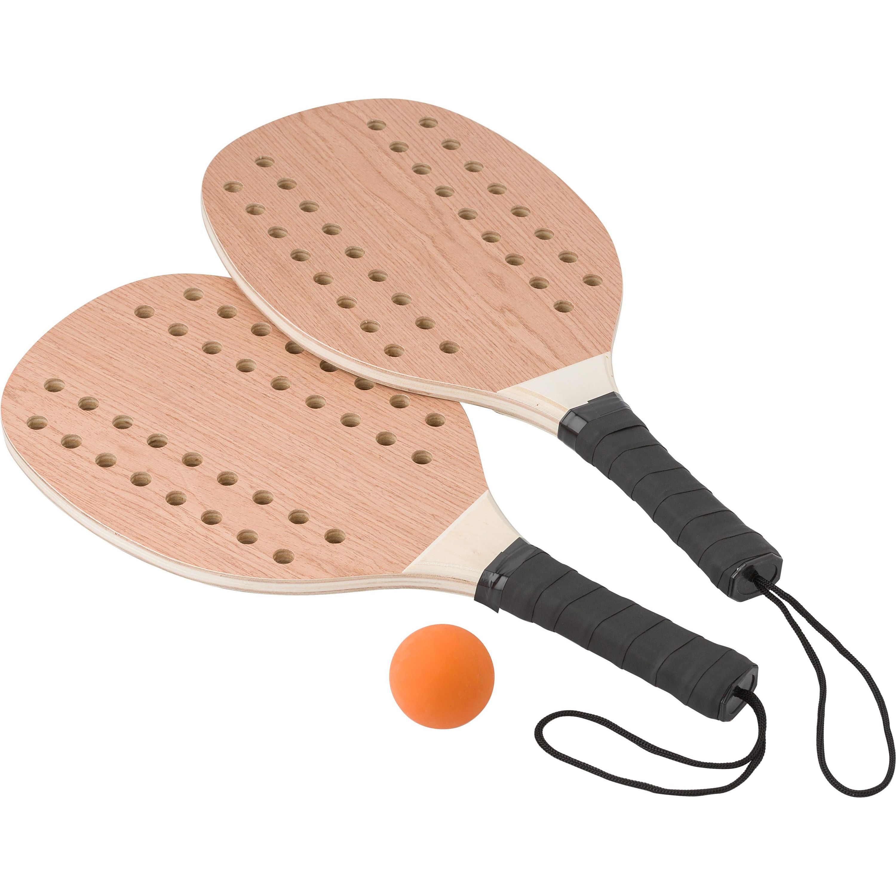 Tennisset aus Rosenholz Sergio - braun-438