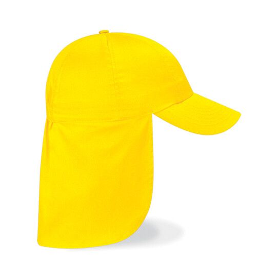 Junior Legionnaire Style Cap - yellow-598