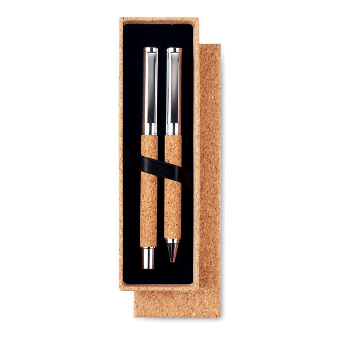 Schreibgeräte-Set Kork QUERCUS - holz-335