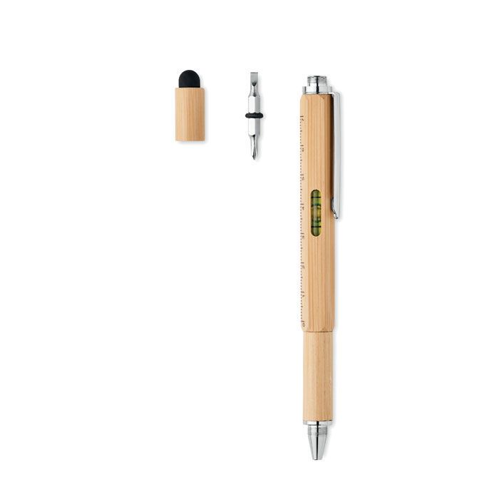Multifunktions-Stift Bambus TOOLBAM - holz-588