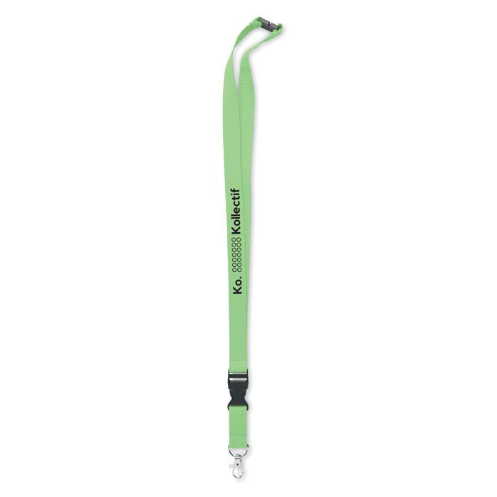 Lanyard Baumwolle 20mm LANNYCOT - limette-852