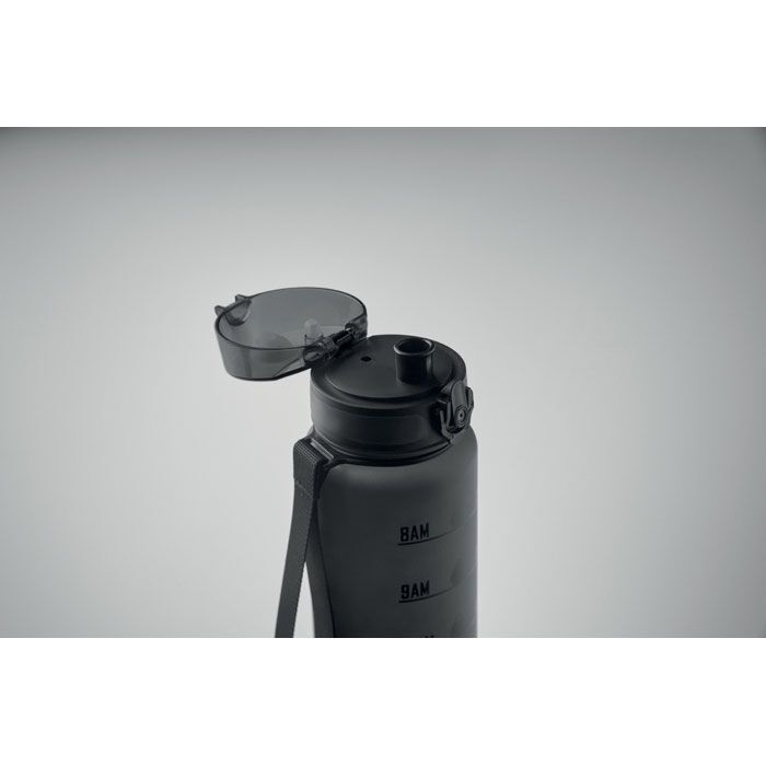 Sport-Trinkflasche RPET 1L ISFORDEN MARK - schwarz-854