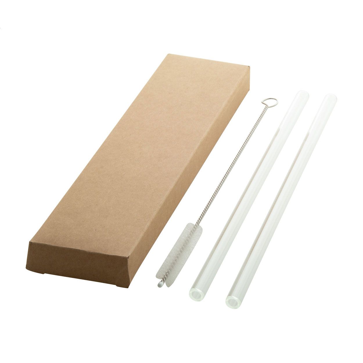 Glas-Trinkhalm-Set GlasSip - transparent-806