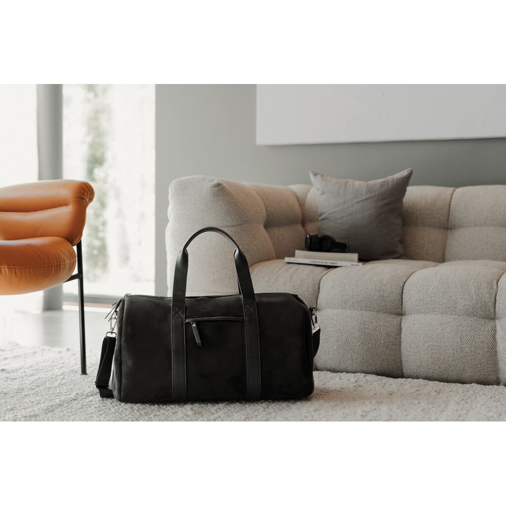 VINGA Marlow Wochenendtasche RCS aus recyceltem Polyester - schwarz-934