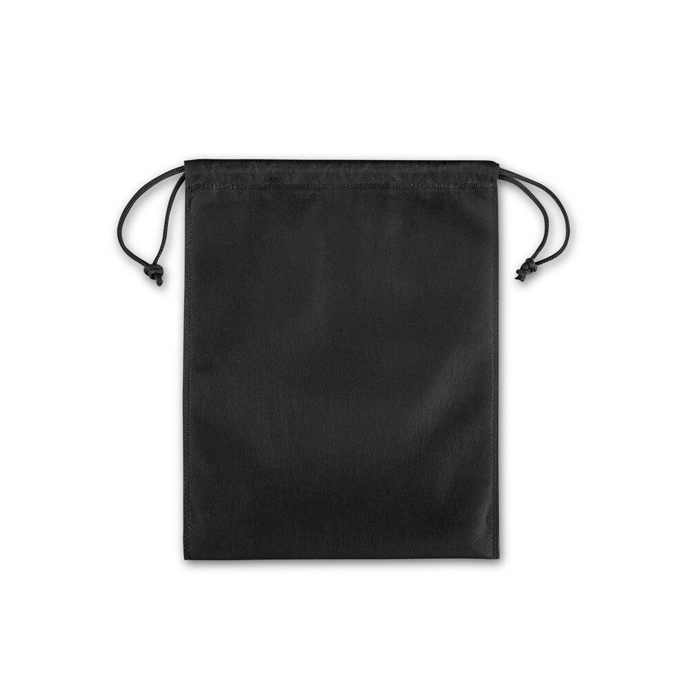 GIFT BAG M Mittelgroßer heißversiegelter Vliesbeutel (60 g/m²) - schwarz-666