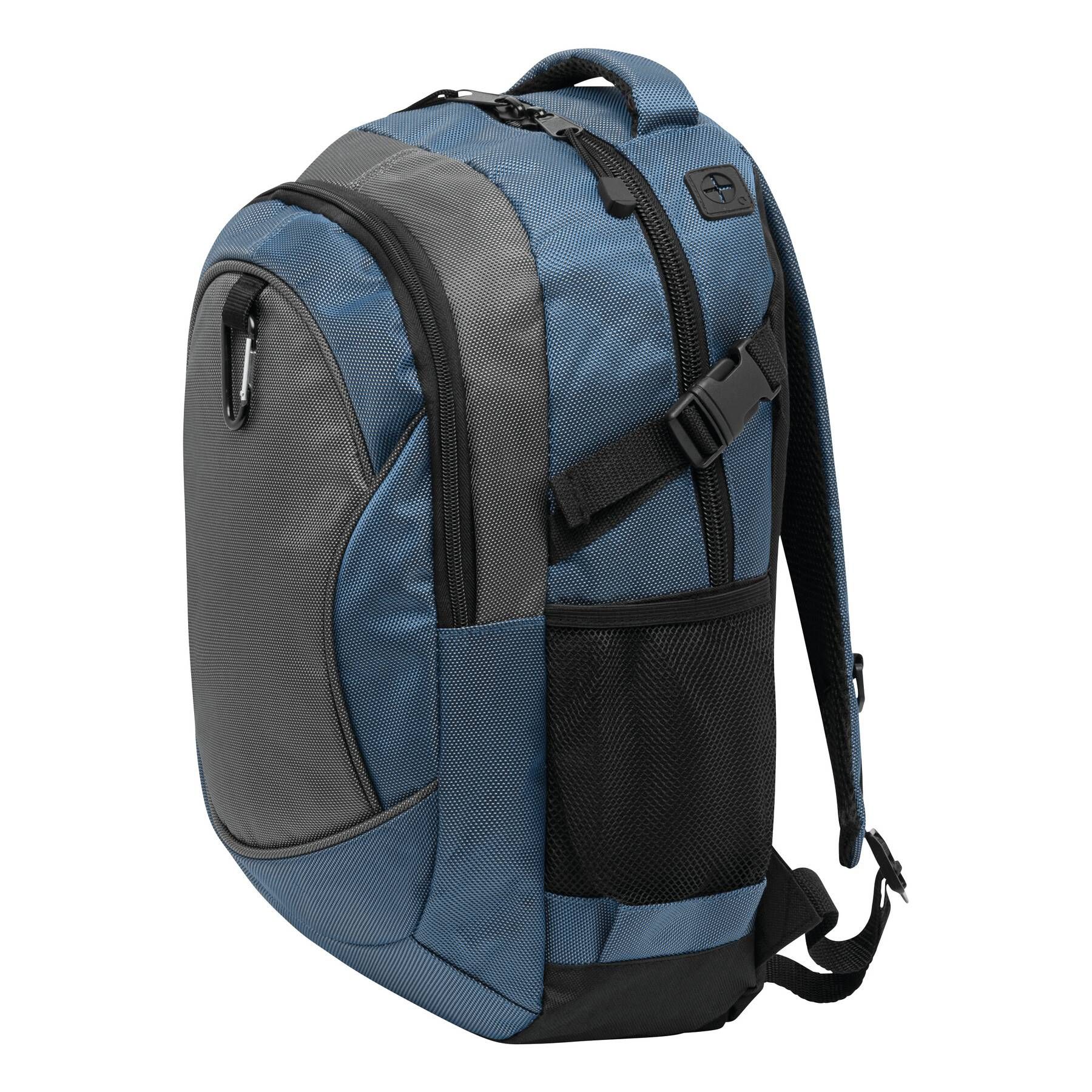 Rucksack HIGH-CLASS - blau - grau-321