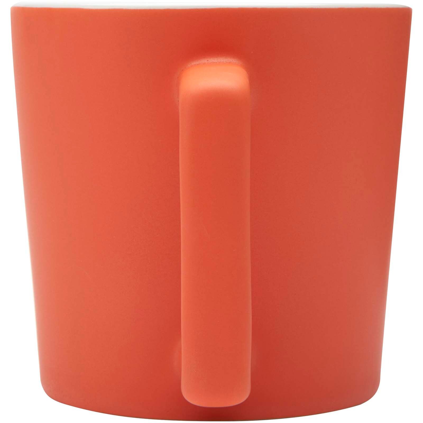 Cali 370 ml Keramiktasse mit matter Oberfläche - orange-53