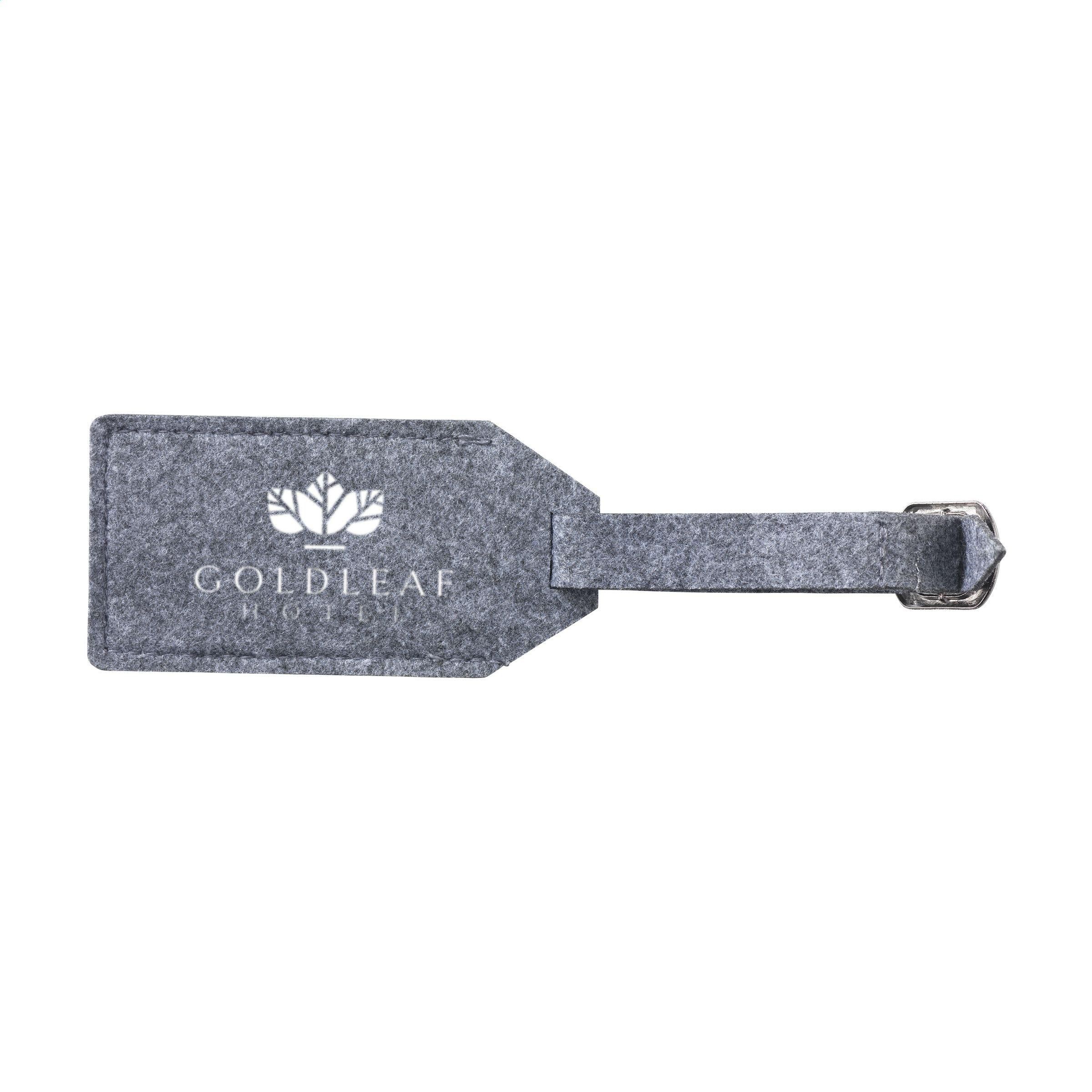 RPET Felt GRS Luggage Tag Gepäckanhänger - grau-816