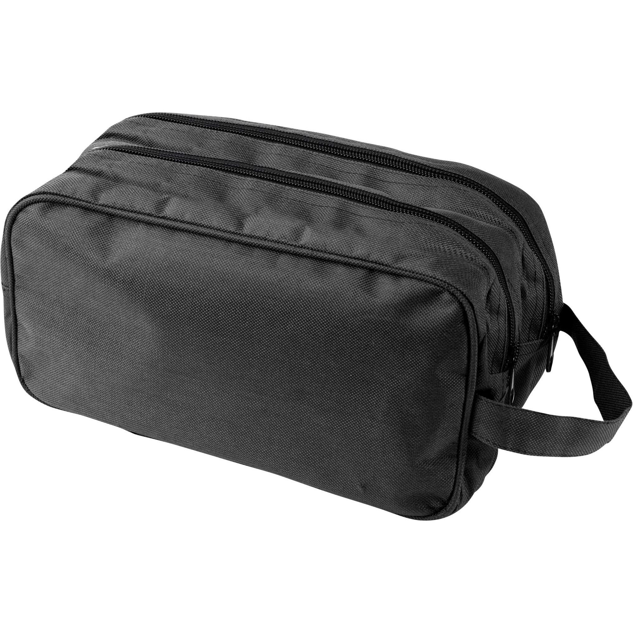 Kulturtasche aus Polyester Calista - schwarz-904