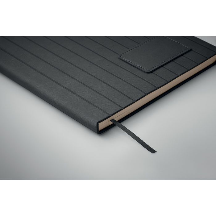 DIN A5 Smokey Notizbuch PU TINTRAY - schwarz-739