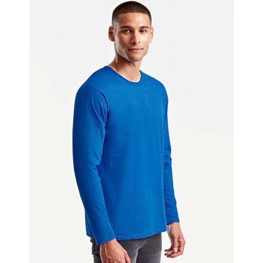 Iconic 195 Long Sleeve Ringspun T für Herren - red-39