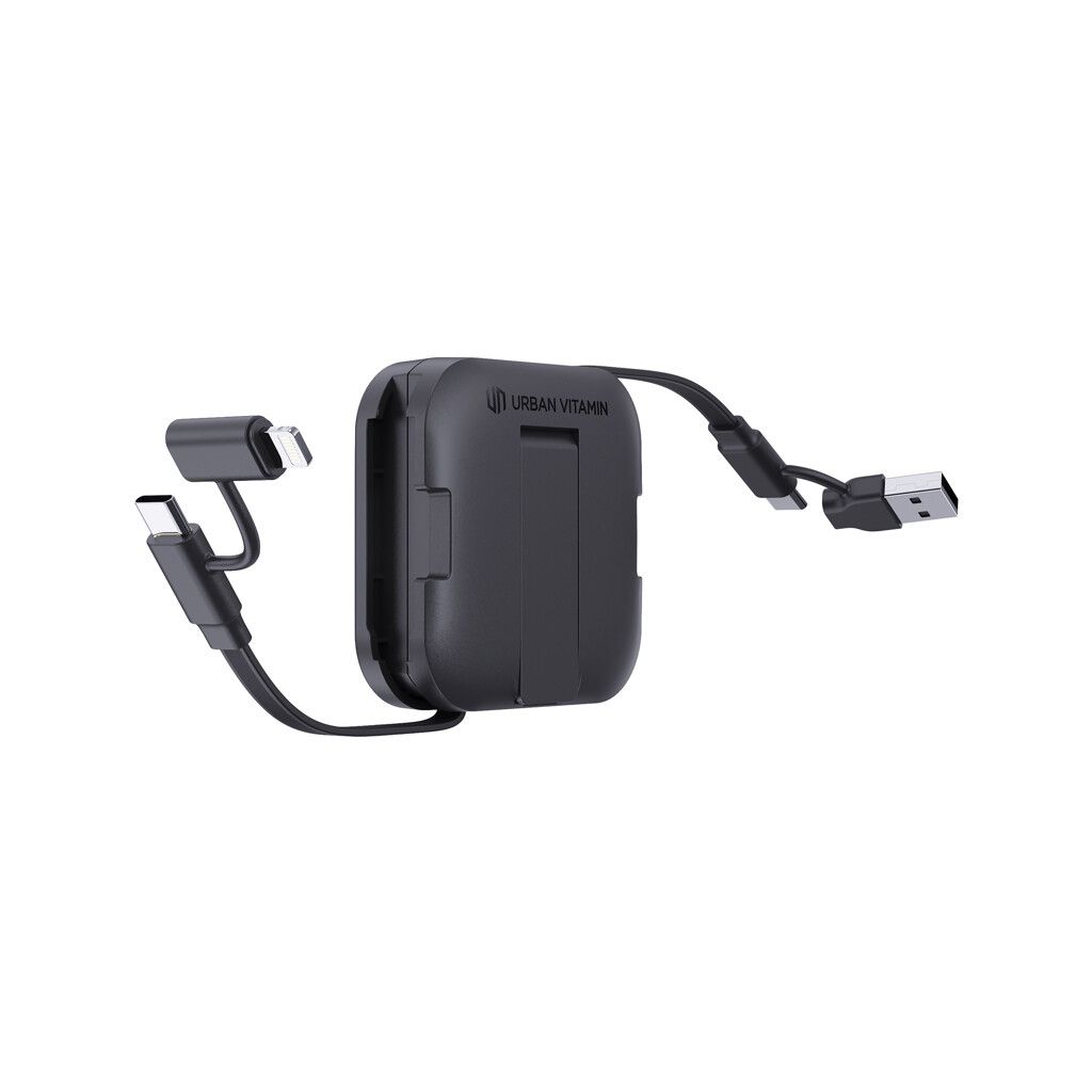 Urban Vitamin San Jose 100W-Halter mit einziehbarem Kabel - schwarz-61