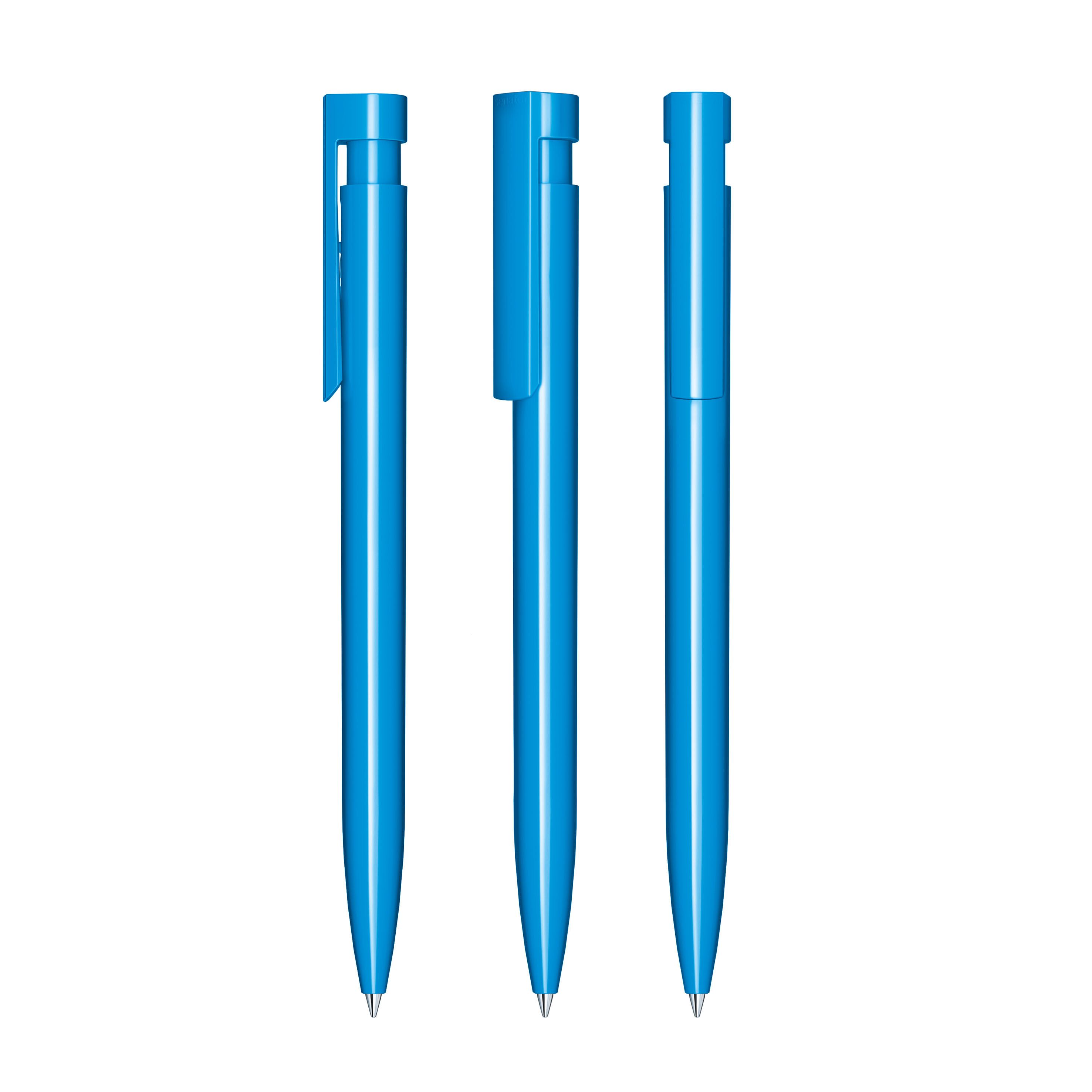 Liberty Polished Druckkugelschreiber - cyan-351