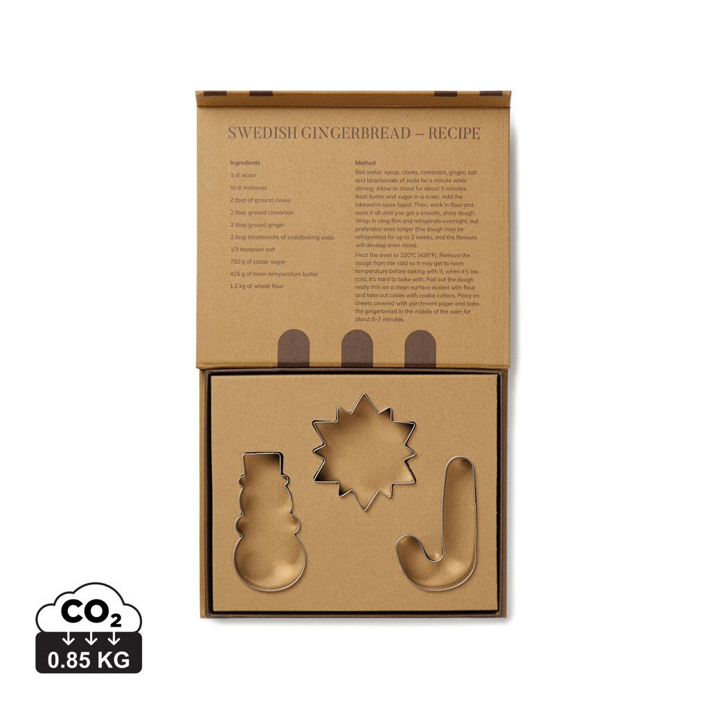 VINGA Classic Ausstechformen 3er-Set - grau-193