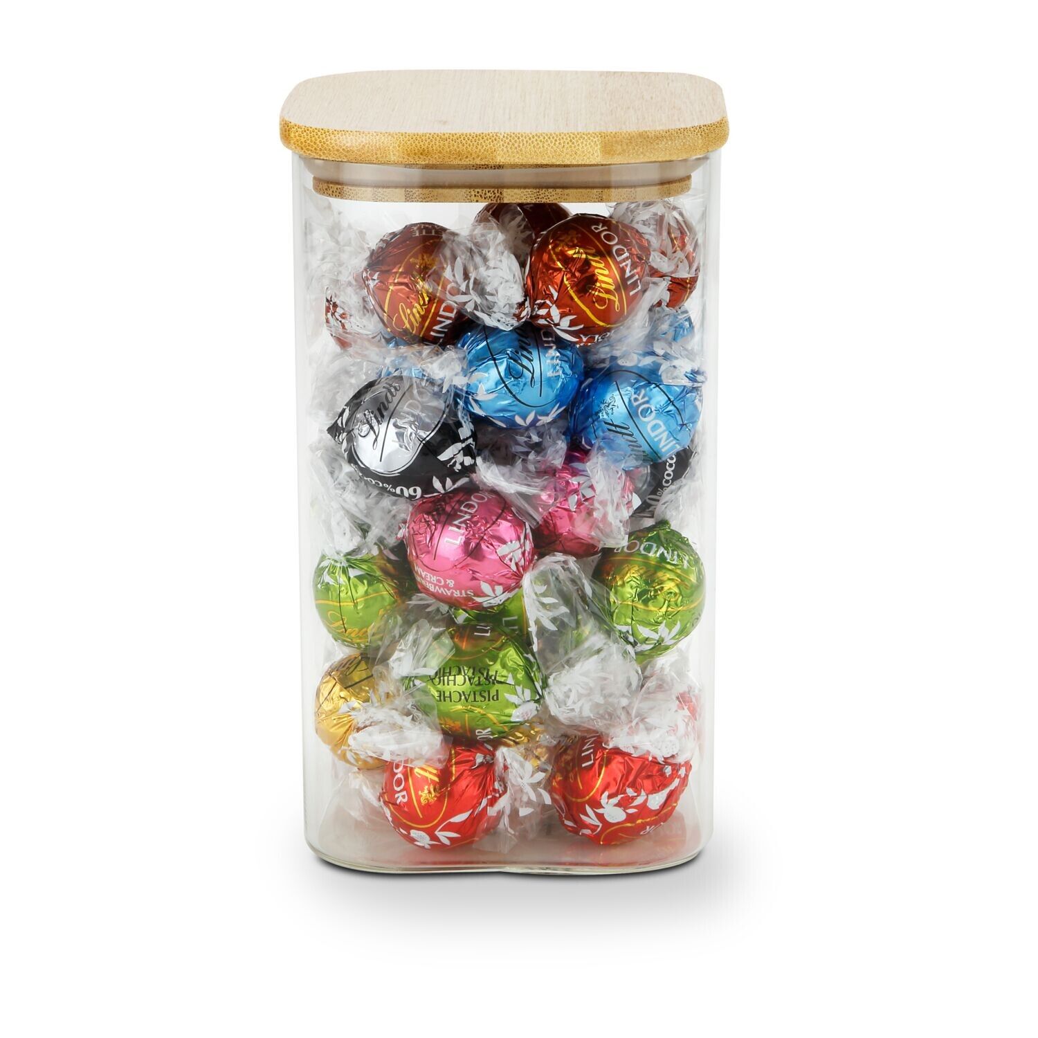 Geschenkset Lindor Team-Glas Frohe Ostern mit 35 Lindt Lindorkugeln-454