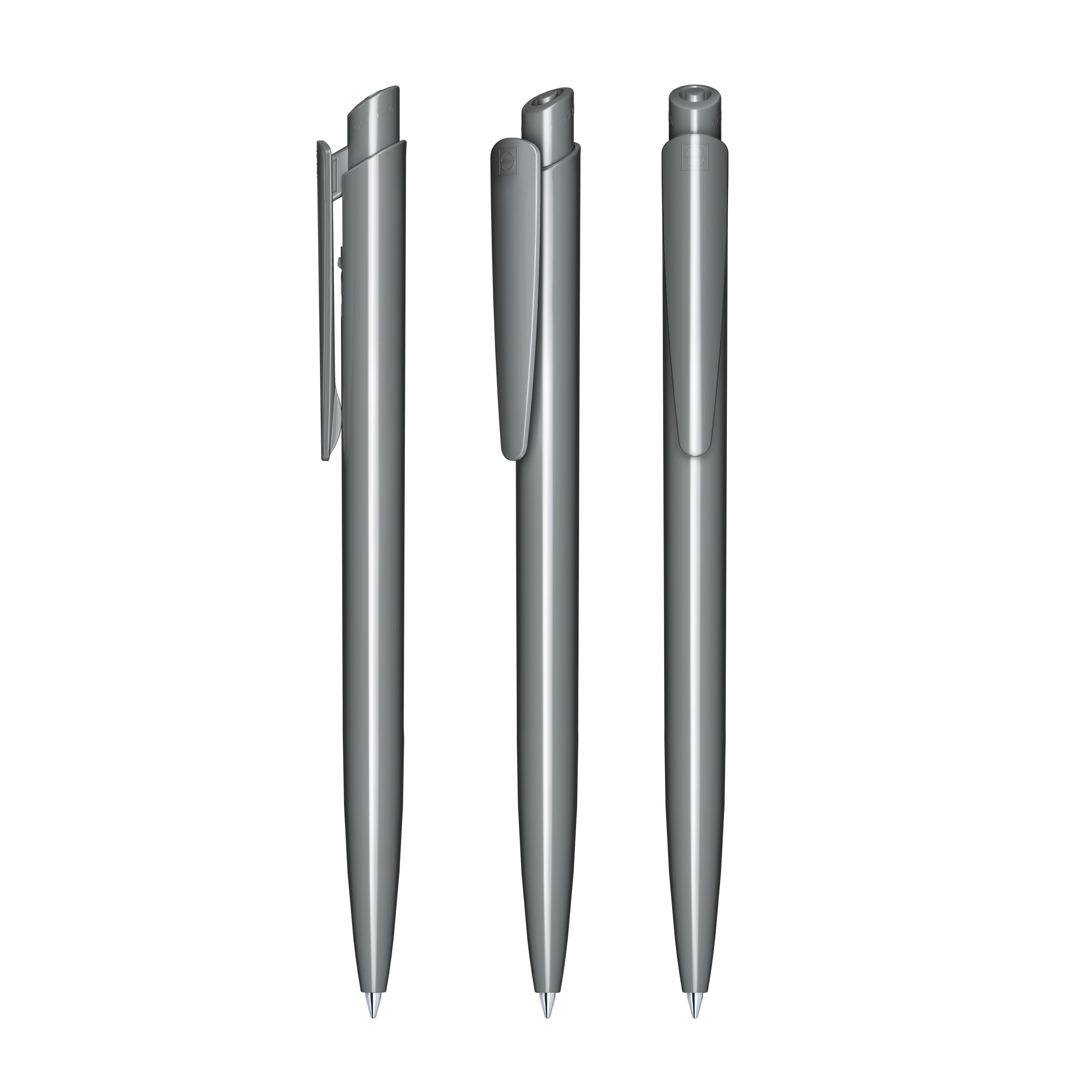 Dart Polished Druckkugelschreiber - grau-13