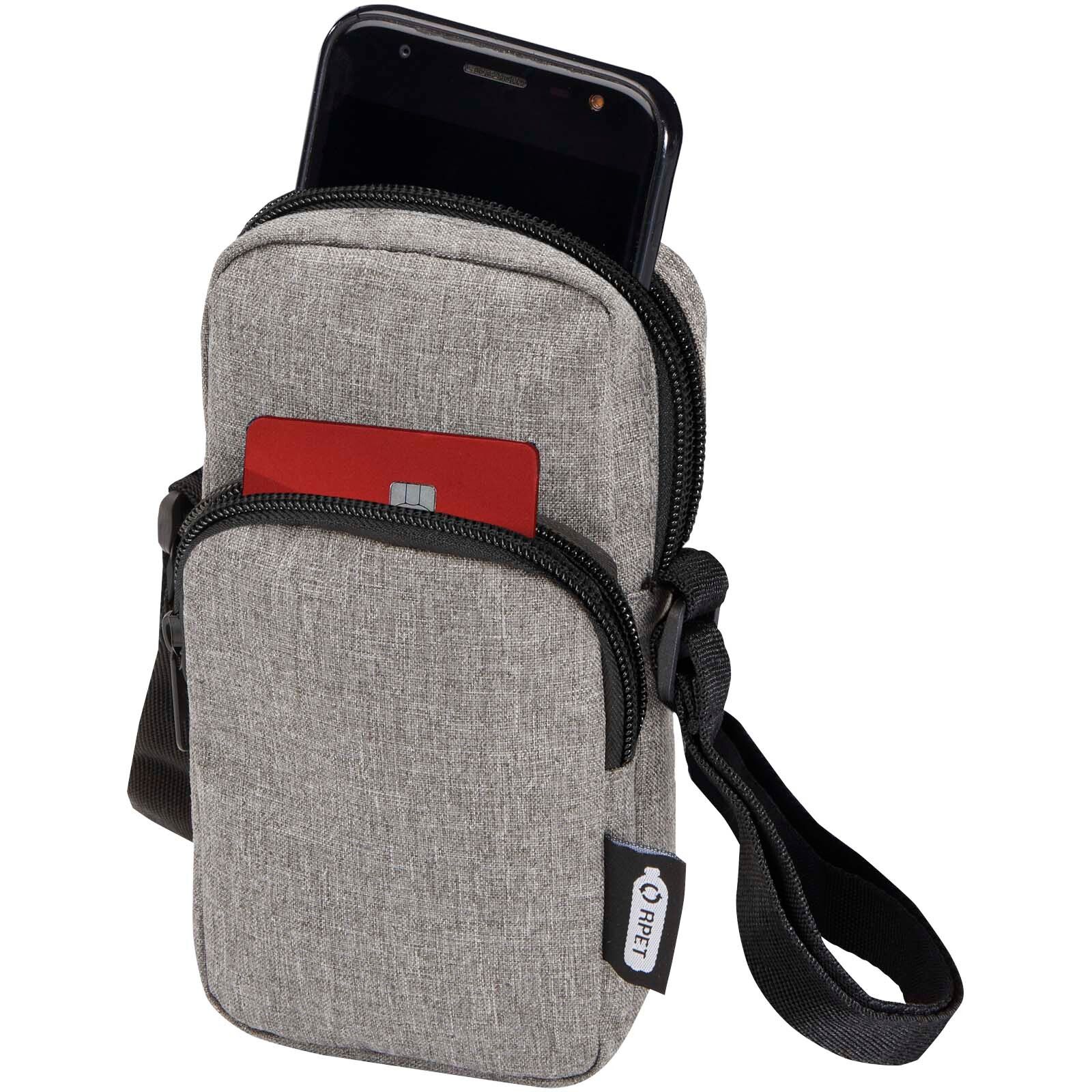 Ross Handytasche aus recyceltem GRS-Material - heather grau-943