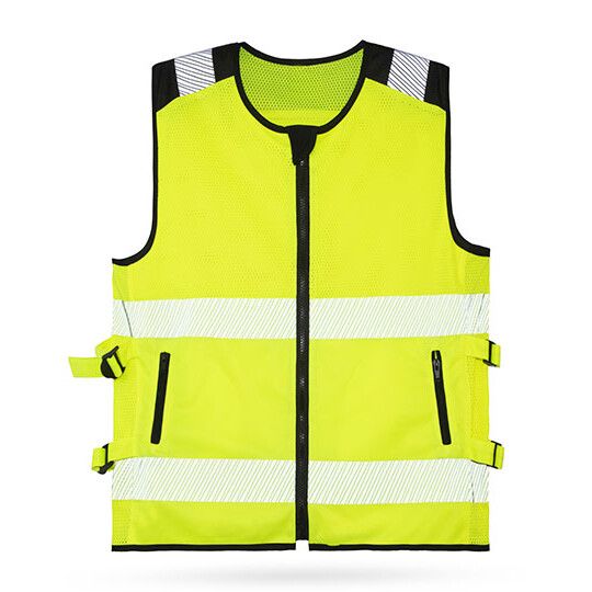 Hi-Vis Mesh Motorcycle Safety Vest “Naxos” - signal yellow-816