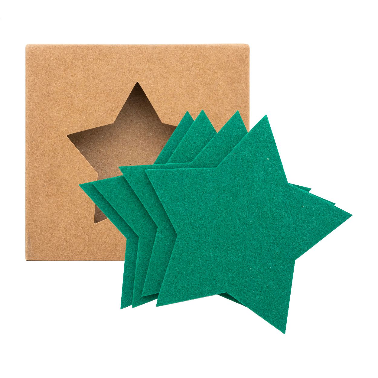 Vagnes Weihnachtsuntersetzer-Set RPET - grün-493