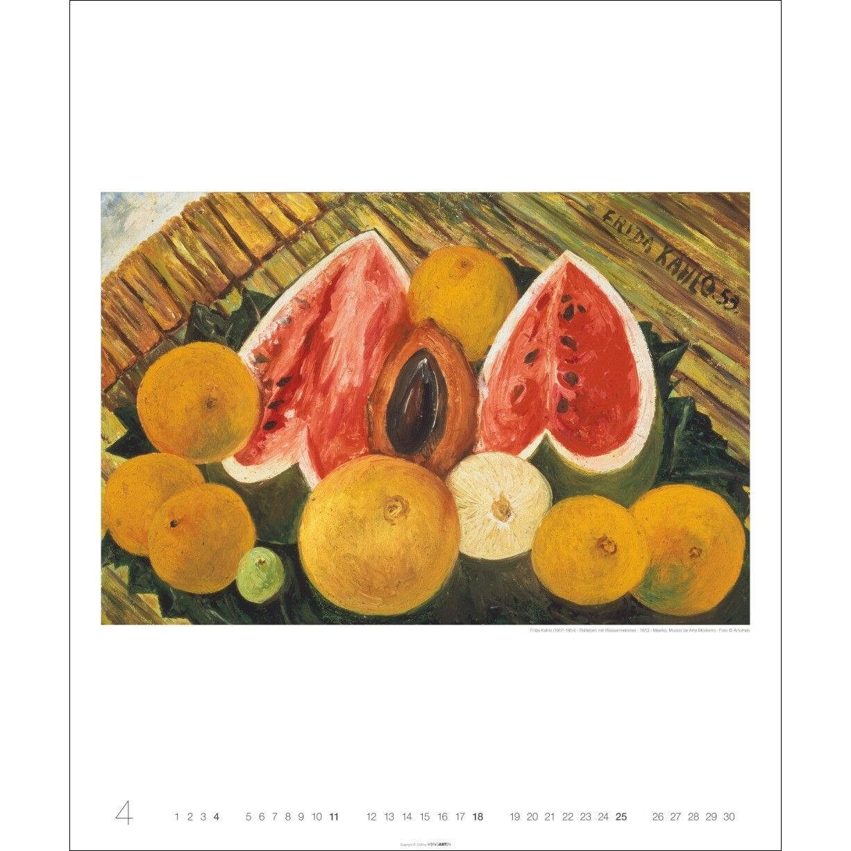Frida Kahlo Edition - Kunst & Kultur Kalender-100