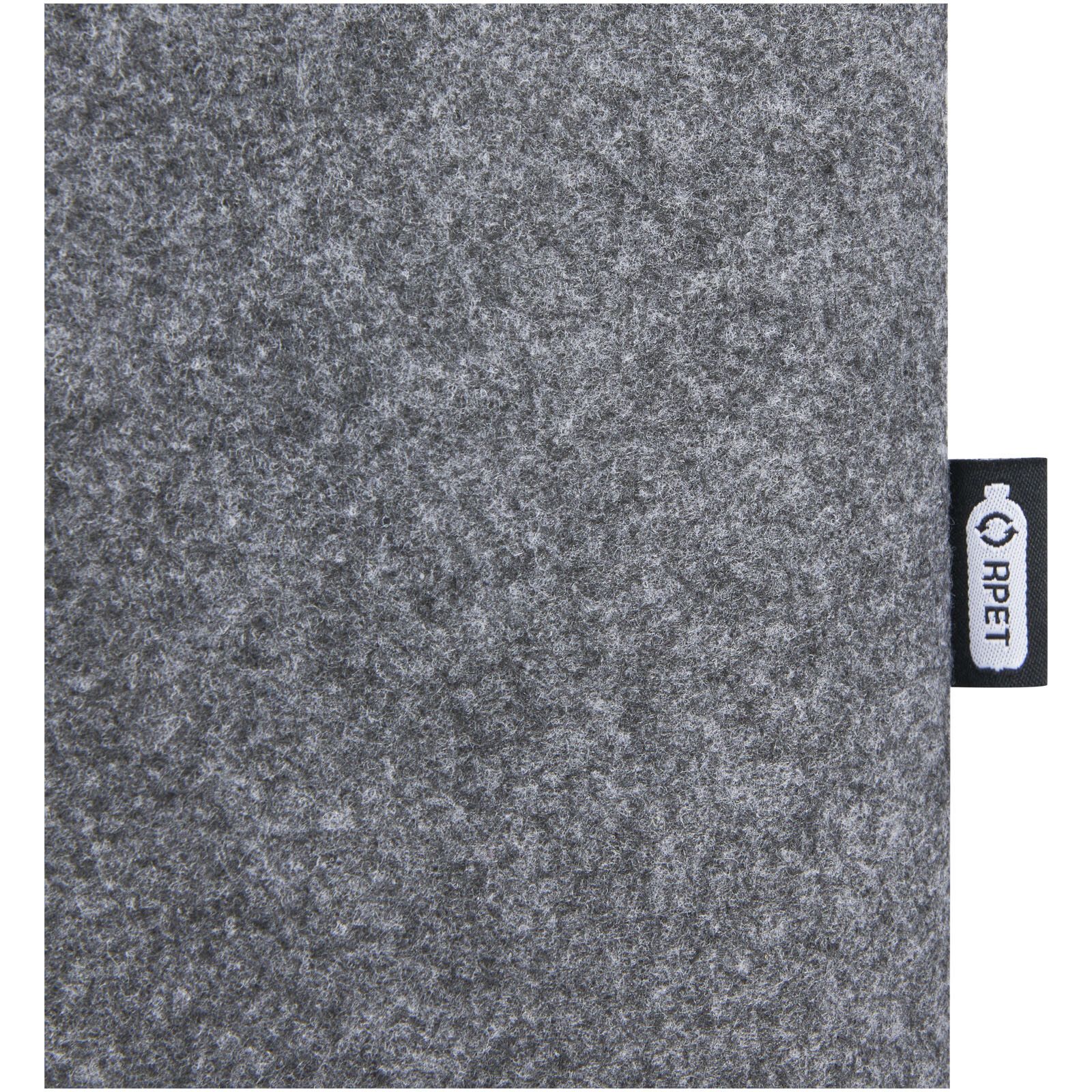 Felta Tragetasche aus GRS-recyceltem Filz mit breitem Boden 12 L - mittelgrau-407