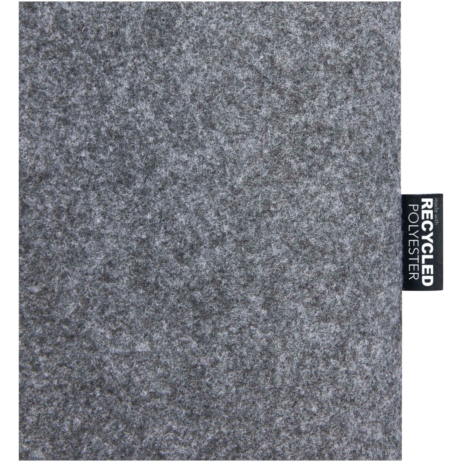 Felta Tragetasche aus GRS-recyceltem Filz mit breitem Boden 12 L - mittelgrau-407