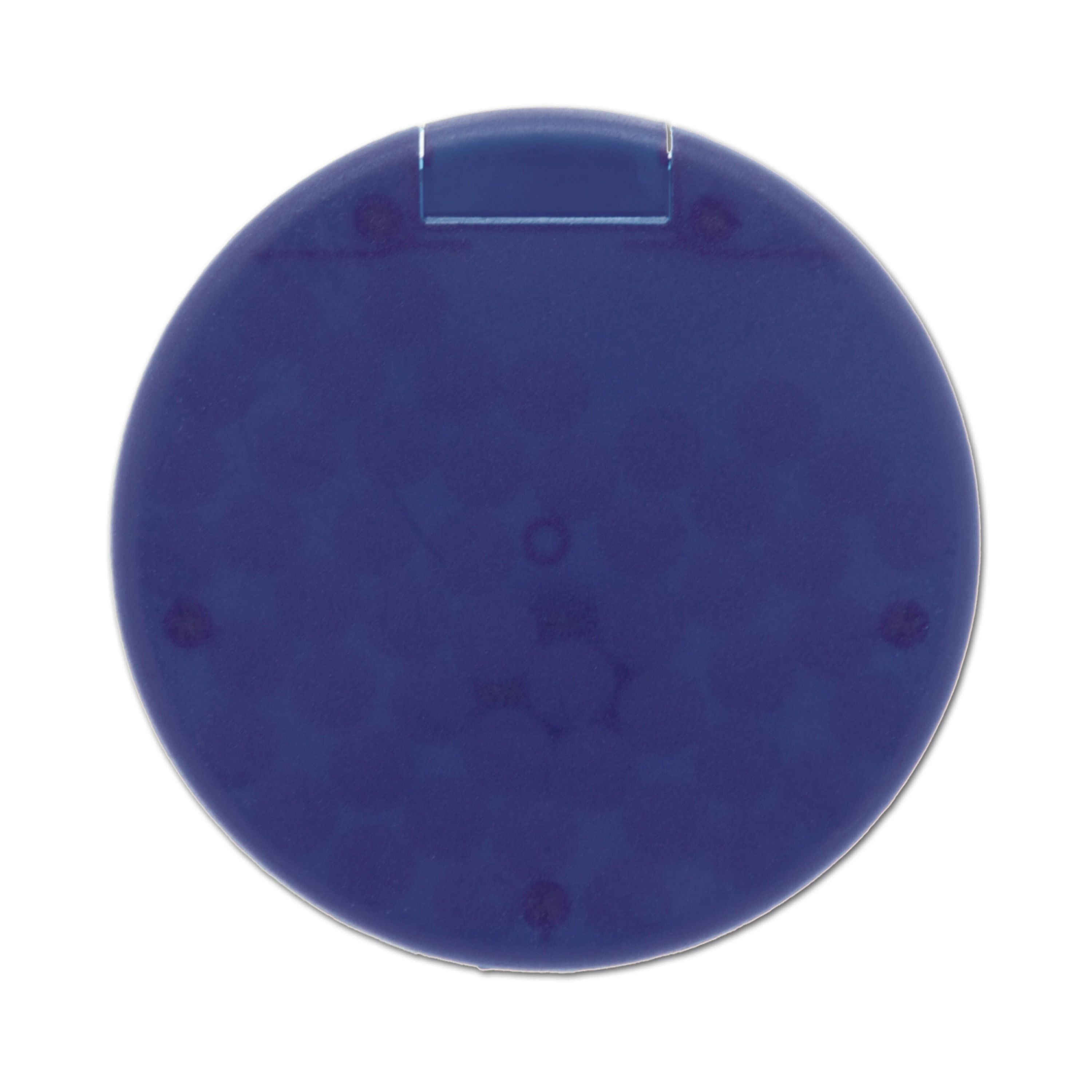 Pfefferminzdose rund, 62mm - natur  -  blau-931