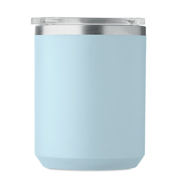 Doppelwandiger Becher 400ml COCOA - babyblau-870