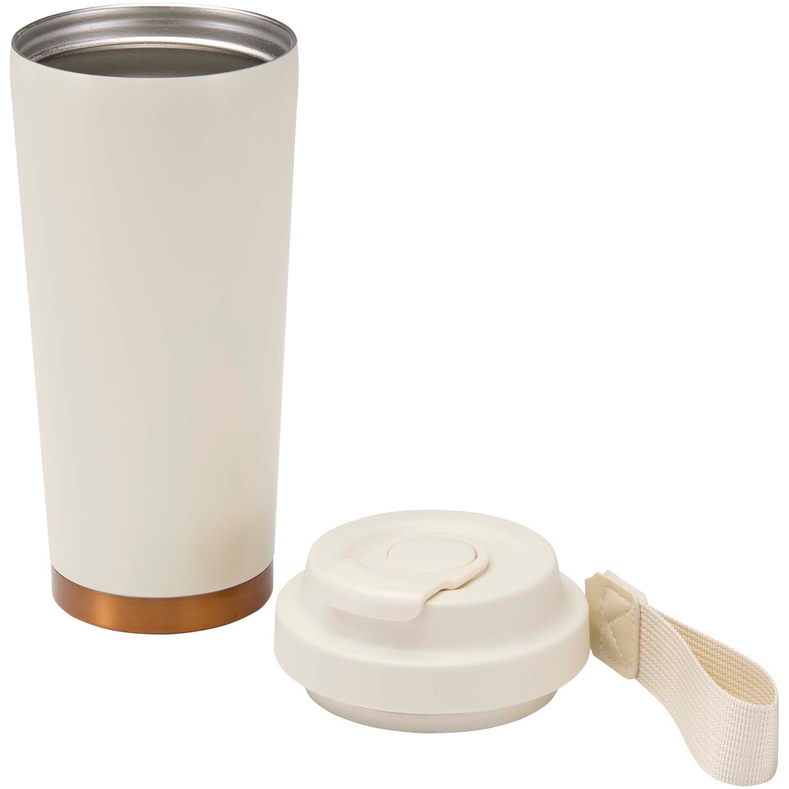 Hampton 480 ml RCS vakuumr One-Touch Becher aus recyceltem Edelstahl - creme-885