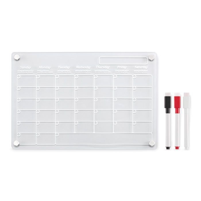 Magnetischer Monatsplaner PLANIT - transparent-756