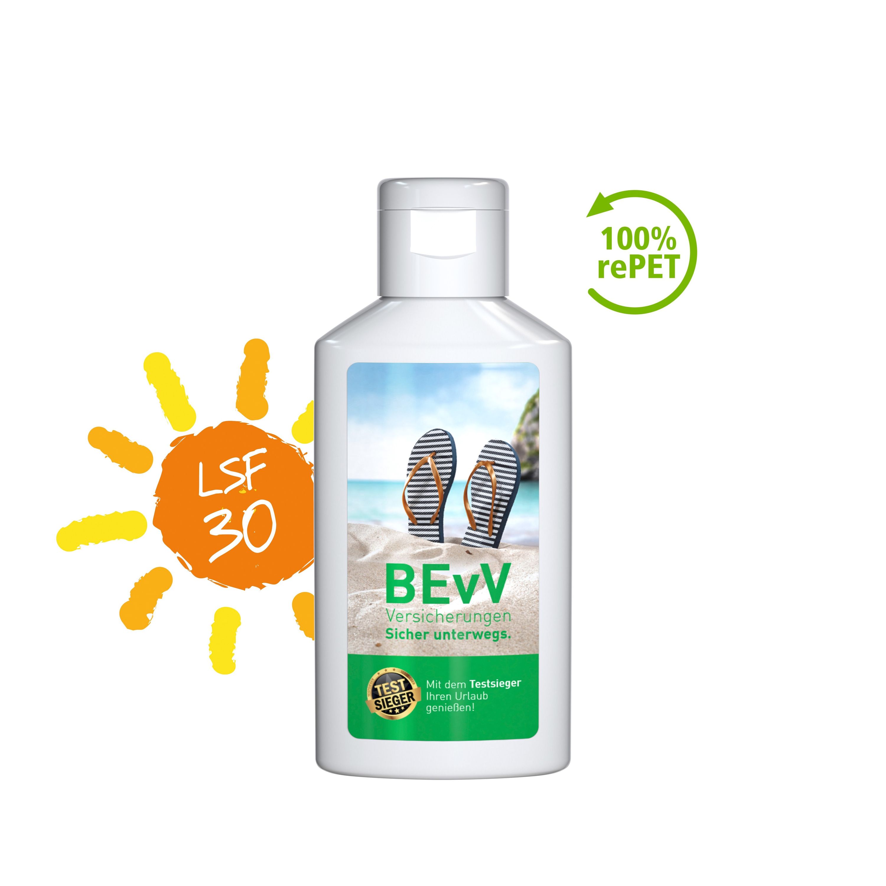 50 ml Flasche Sonnenmilch LSF 30 Body Label-104