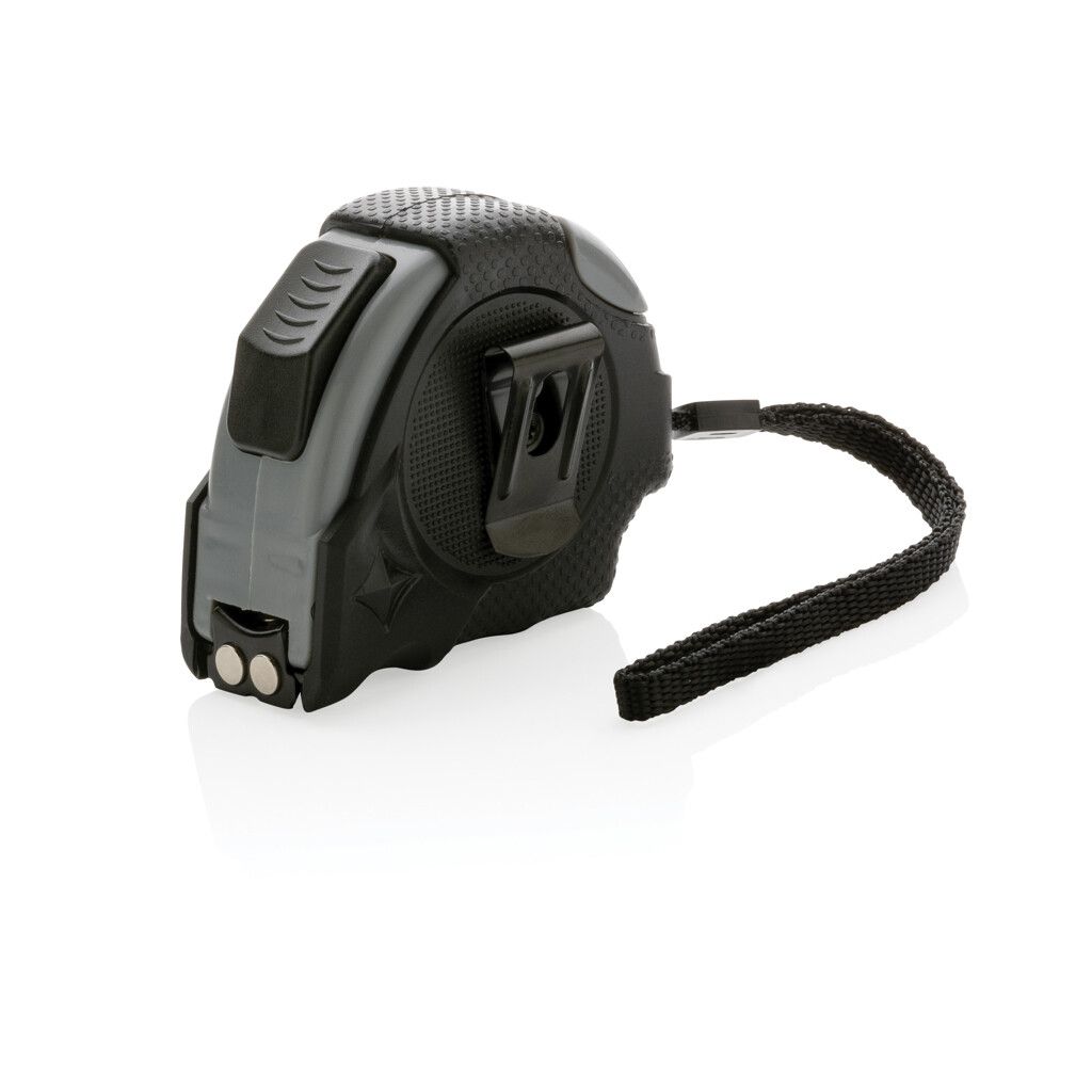 Auto-Stop-Maßband aus recyceltem Kunststoff, 3m/16mm - schwarz-884