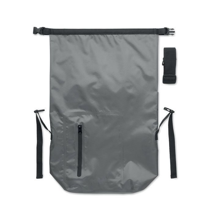 Rolltop-Tasche RPET SCUBAROLL - steingrau-469