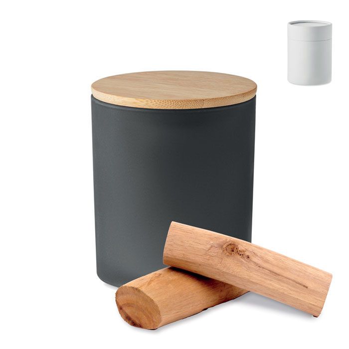 Kerze im Glas 200 g KEOPS MEDIUM - schwarz-320