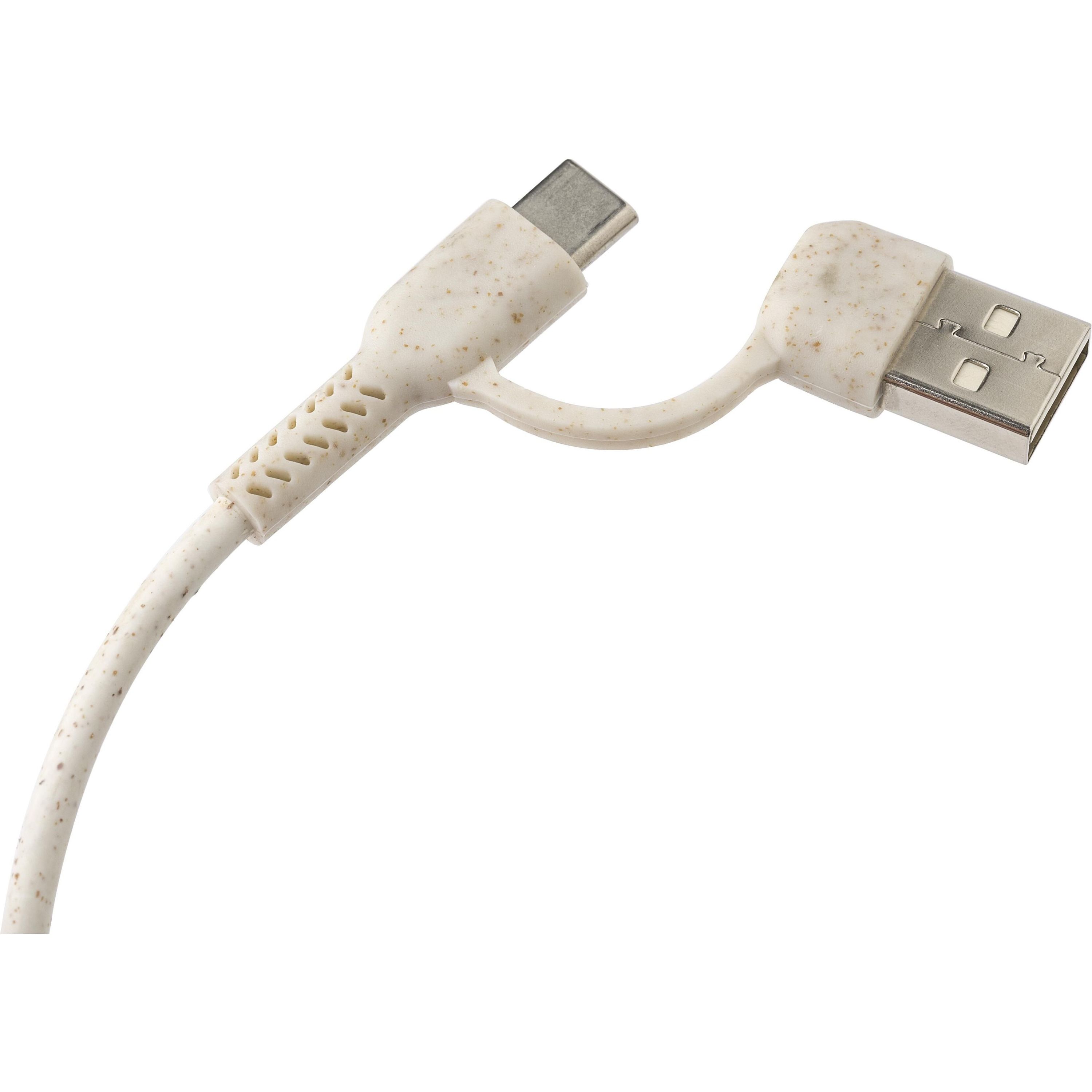 USB-Hub aus Aluminium und recyceltem Papier Paulo - braun-363