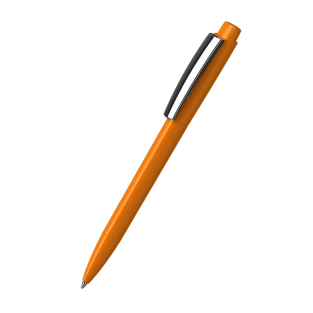Druckkugelschreiber Zeno high gloss PMn - hellorange-774