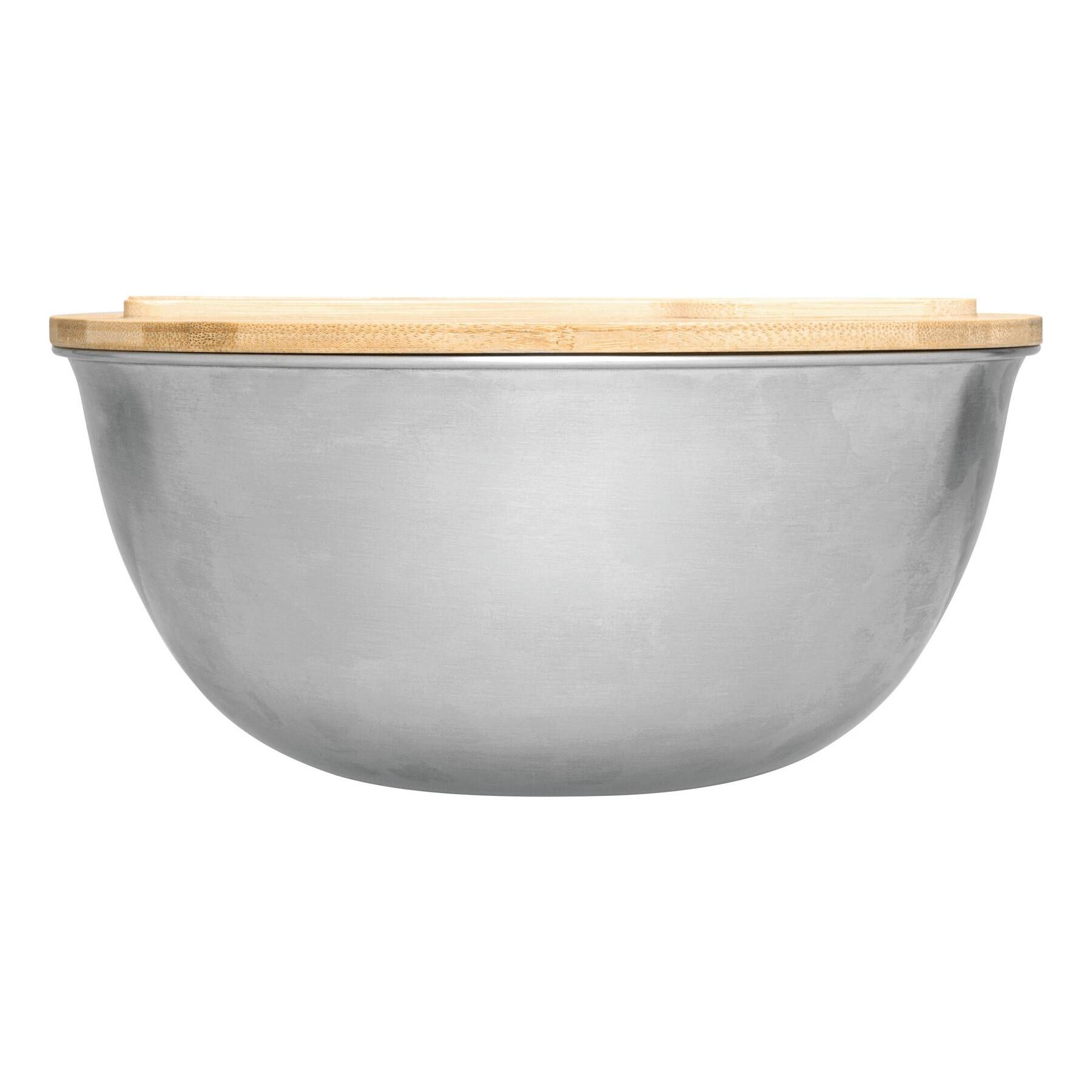 Salatschüssel EAT HEALTHY - braun - silber-19