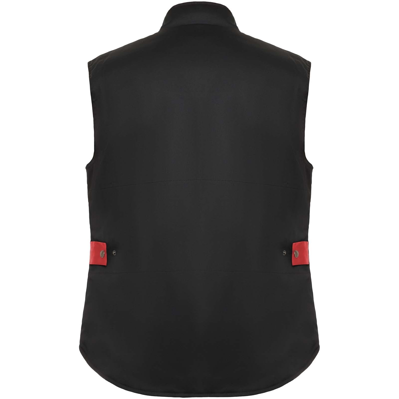 Armada Arbeitsweste mit mehreren Taschen - schwarz -  rot-29