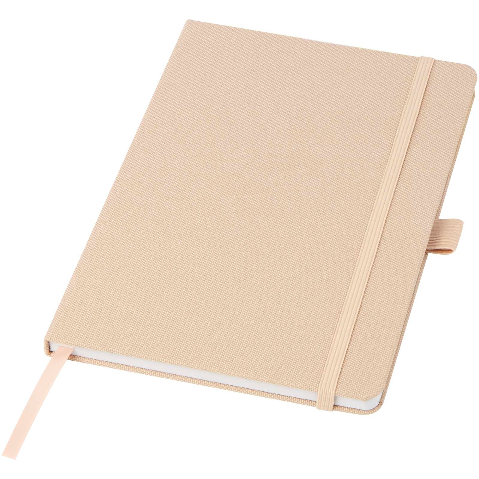 Honua A5 Notizbuch aus recyceltem Papier mit Cover aus recyceltem PET - oatmeal-273